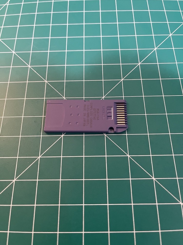 Sony 16MB Memory Stick Card *DESCRIPTION*