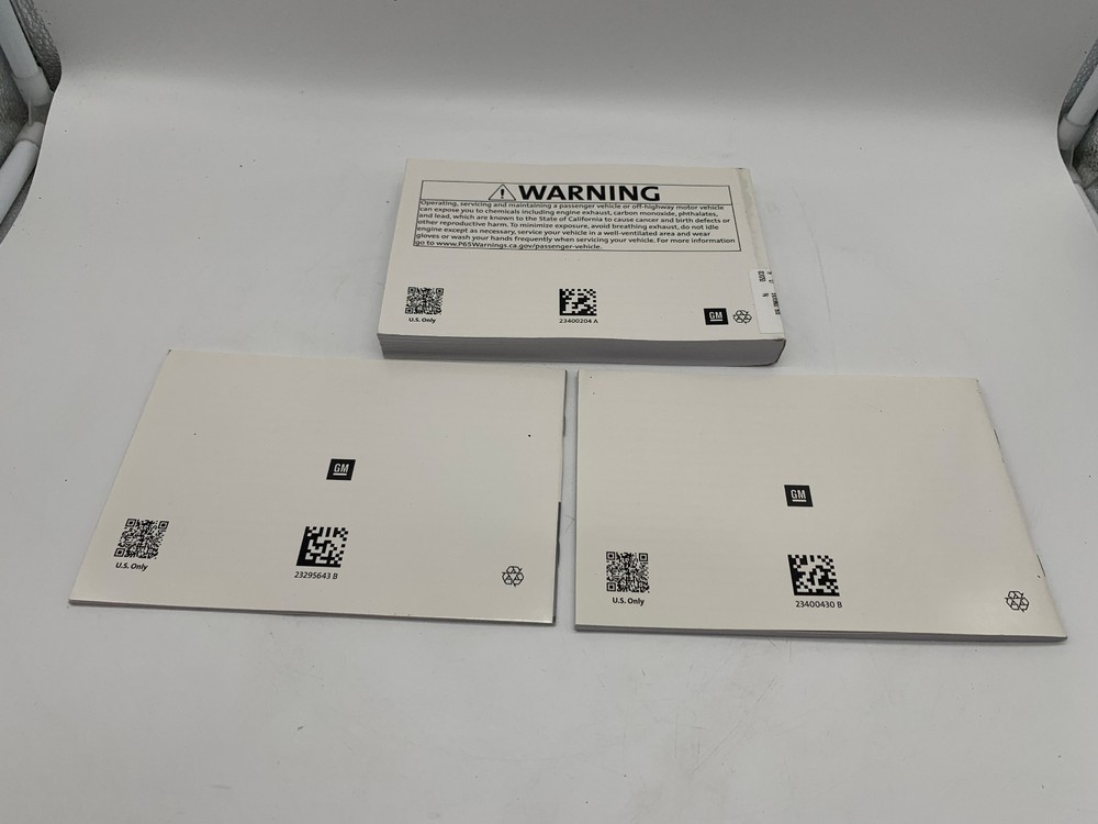 2019 Chevy Silverado Owners Manual Set OEM