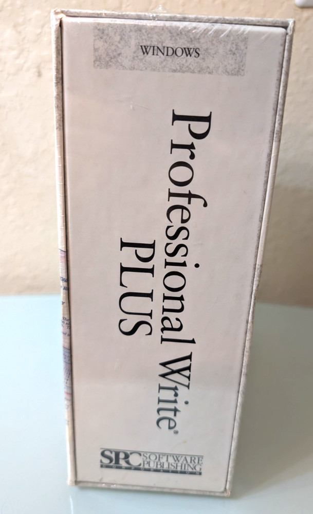 NEW Microsoft Windows Professional Write Plus Disk Word Processor 1991 Windows
