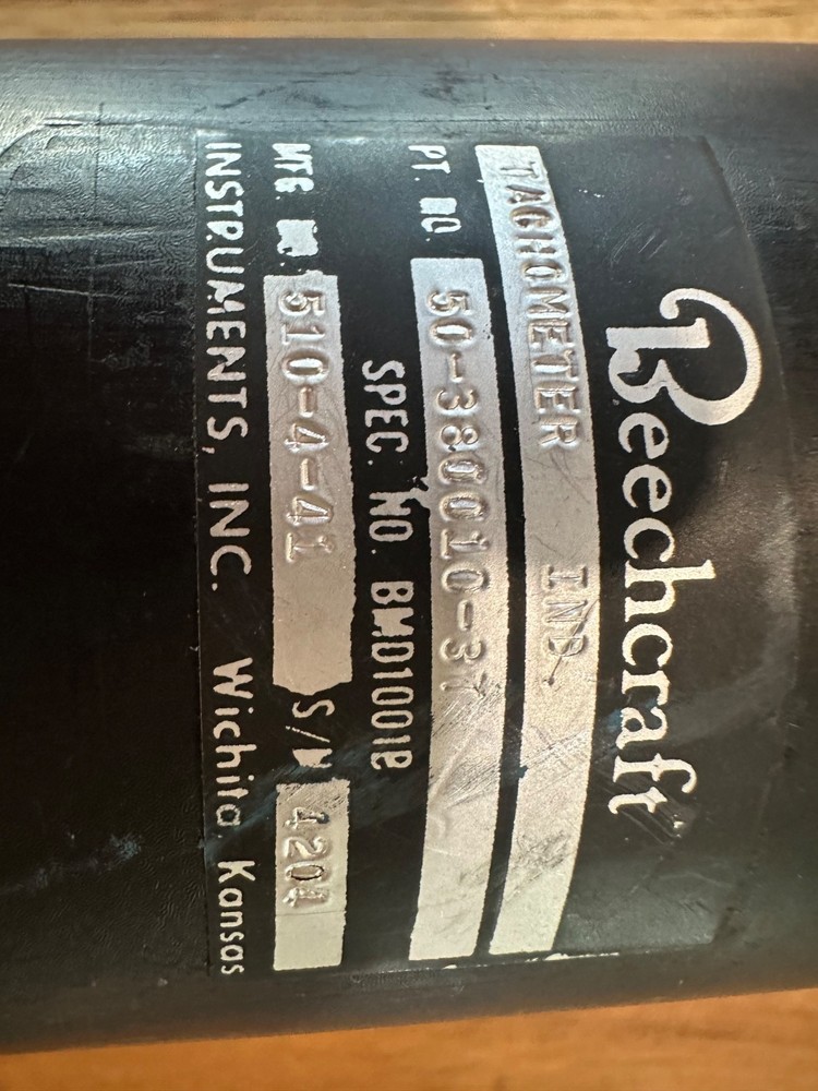 BEECHCRAFT Tachometer 50-380010-37