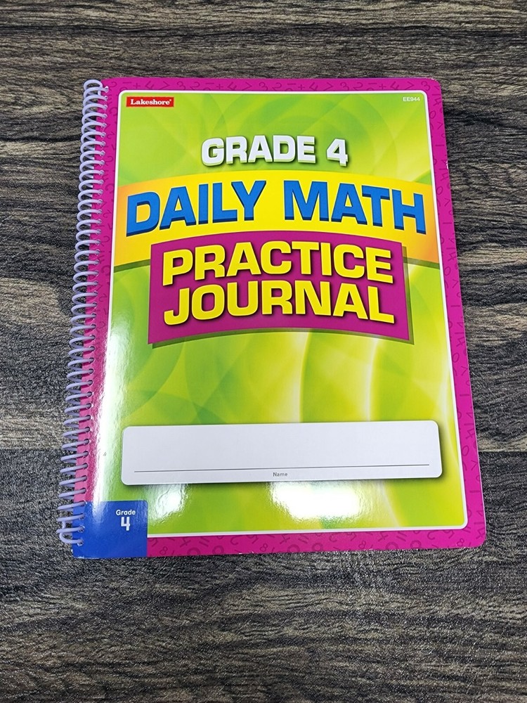 Lakeshore Daily Math Practice Journal Grade 4