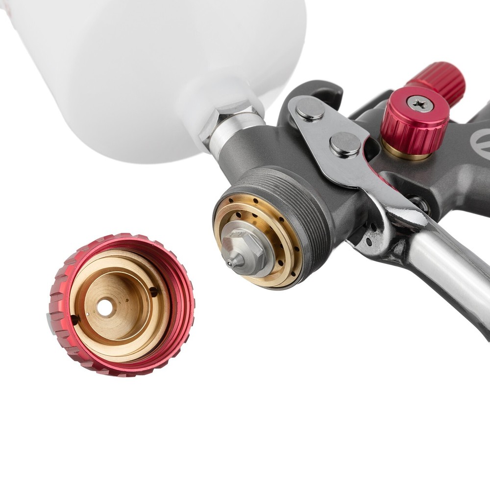 INTERTOOL LVLP Auto Paint Air Spray Gun Gravity Feed with PTFE High Performance