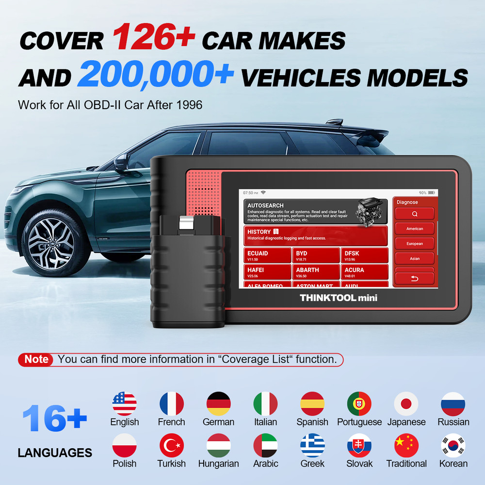 Thinkcar ThinkTool Mini Car Diagnostic Scanner Tool Bluetooth OBD2 Code Reader