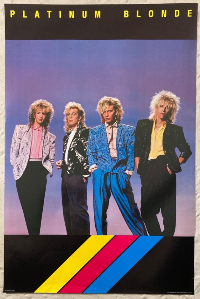 Platinum Blonde Poster First Productions Canada