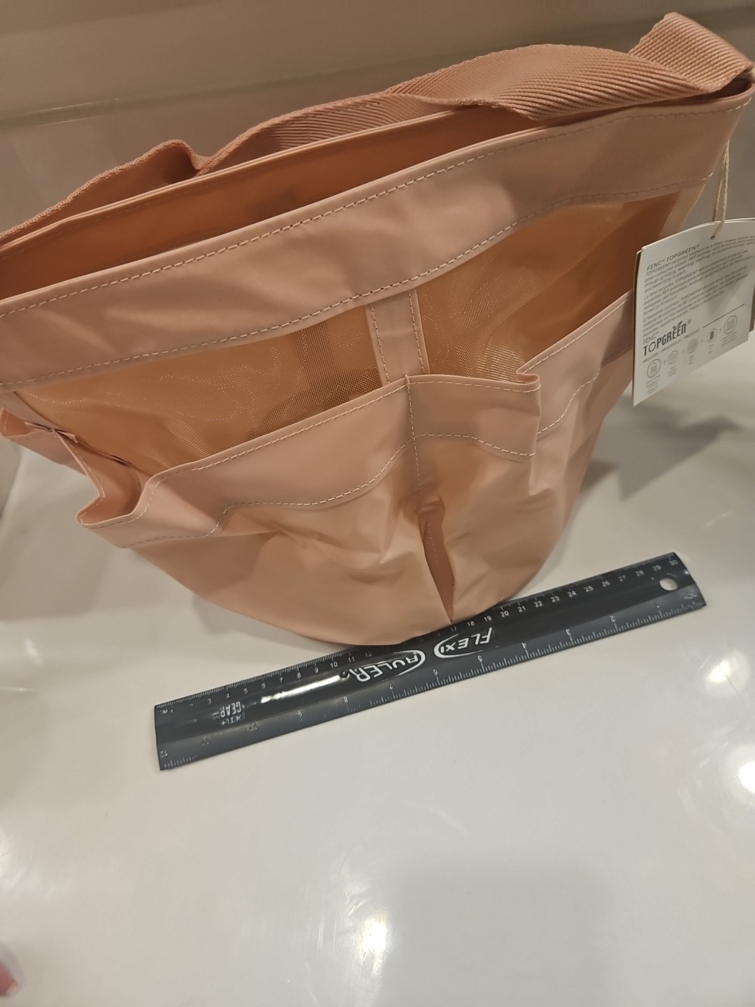 Pottery Barn PB Dorm Teen Shower Caddy Mesh Blush Pink- Brand New With Tags