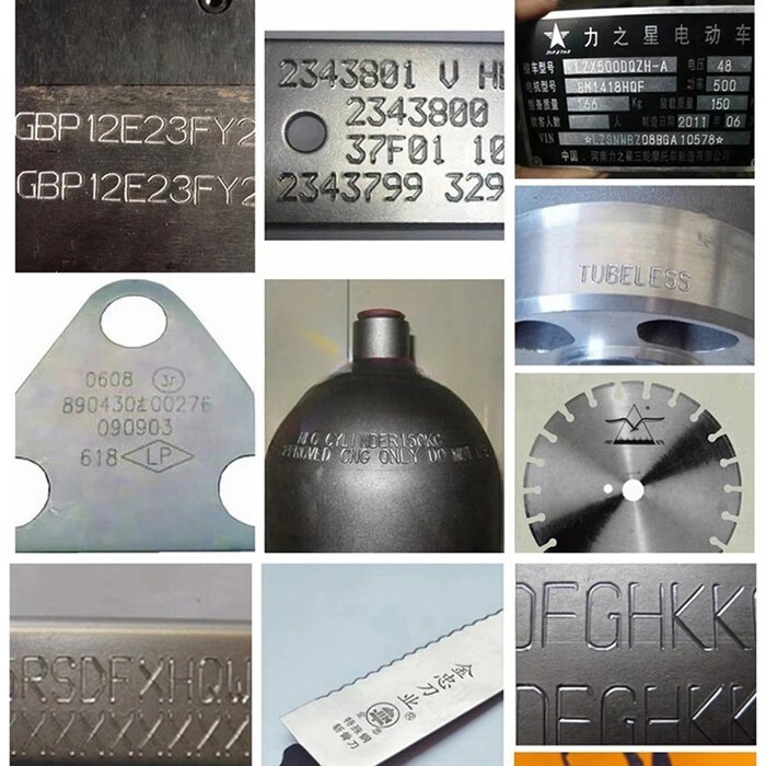 Electric Dot Peen Marking Machine VIN Code Number Engraving Embossing Stamping