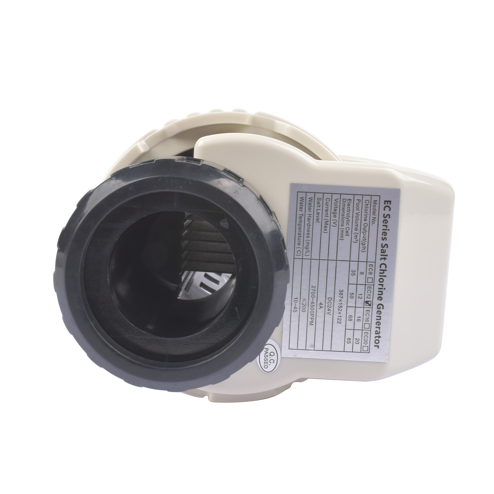 Complete Salt Water Pool Chlorine Generator System 12G/H 16,000 gals Chlorinator