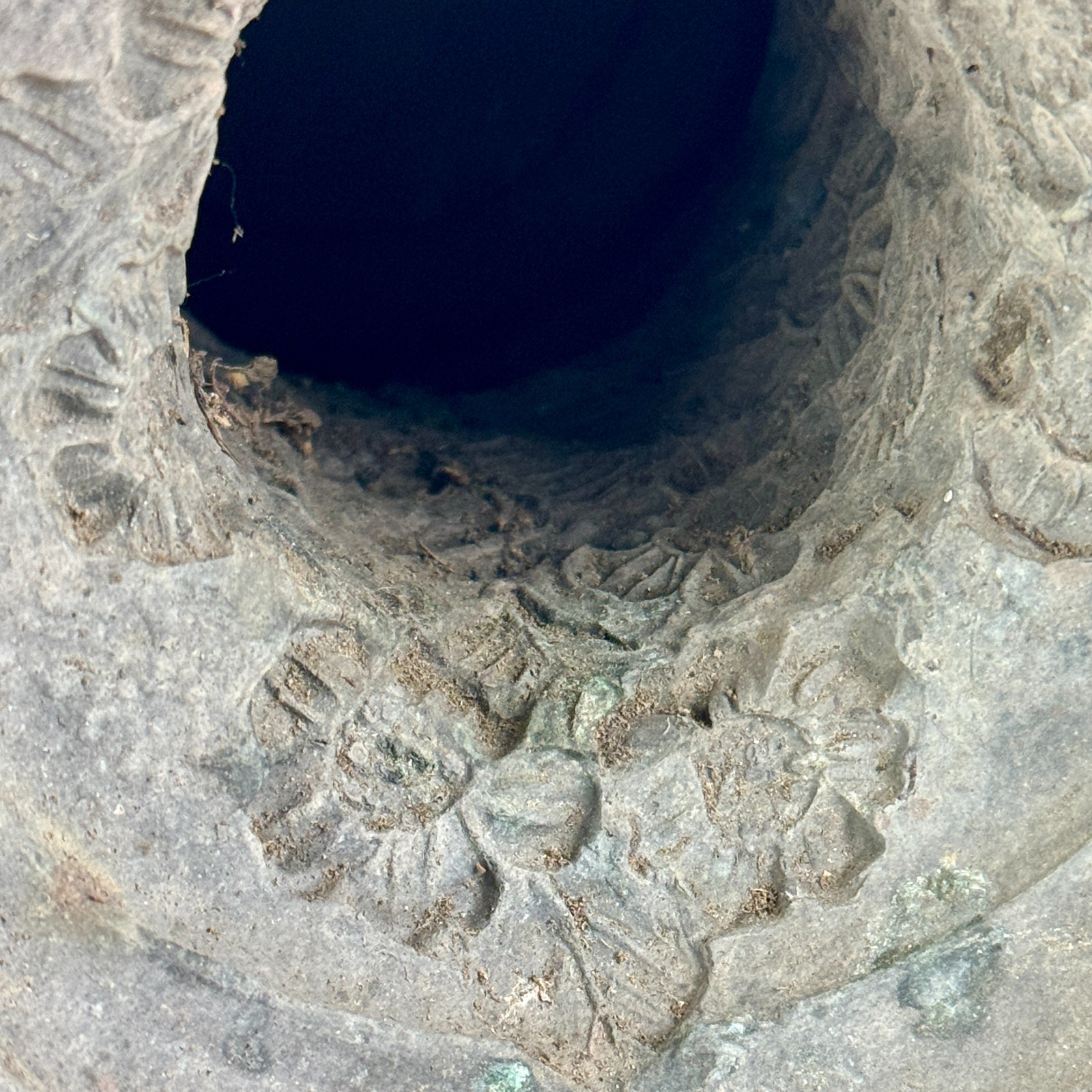 Antique Pair of Unidentified Bronze Architecturally Salvaged Decor Elements