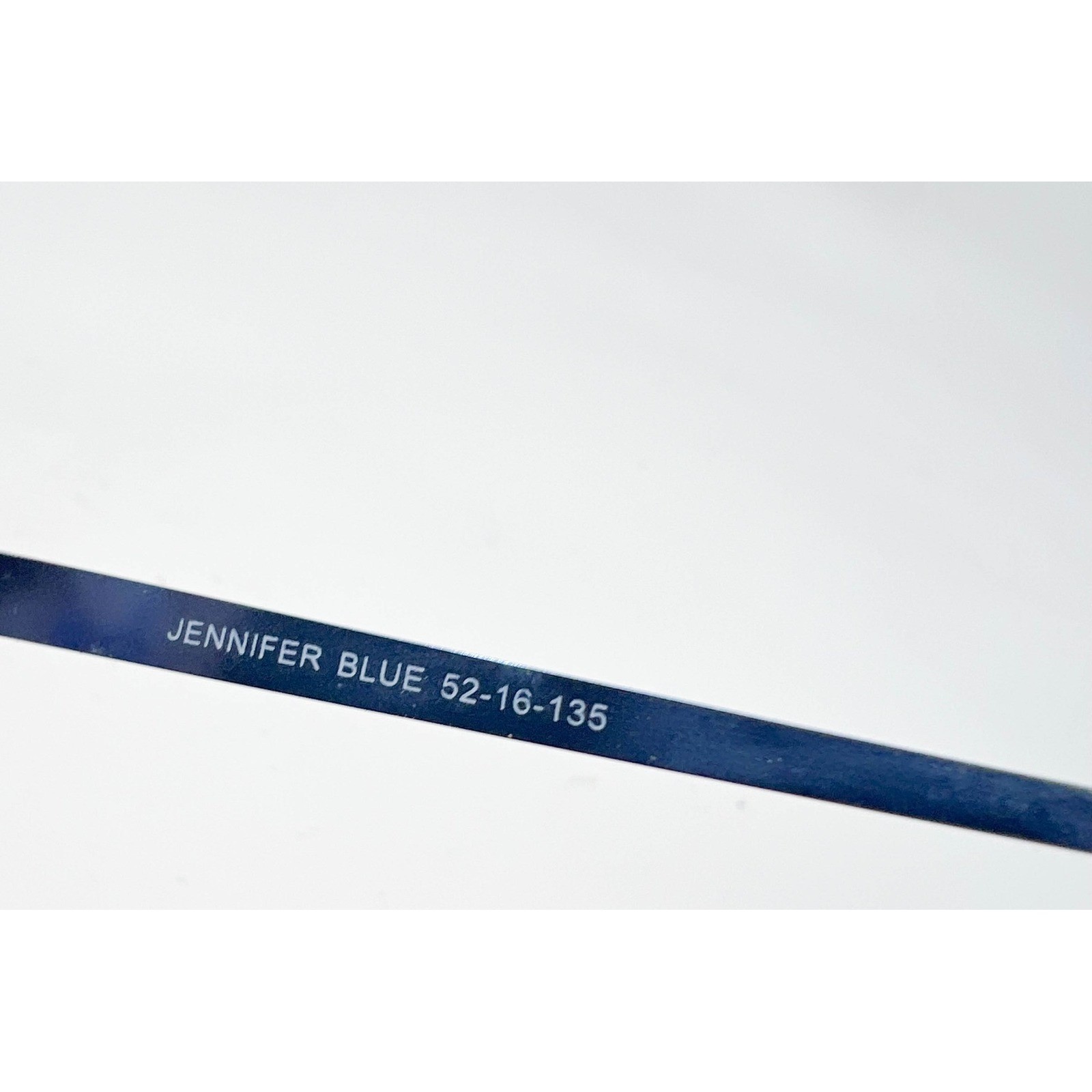 Jennifer Eyeglasses Kids Blue Rectangular Metal Frame 52-16-135