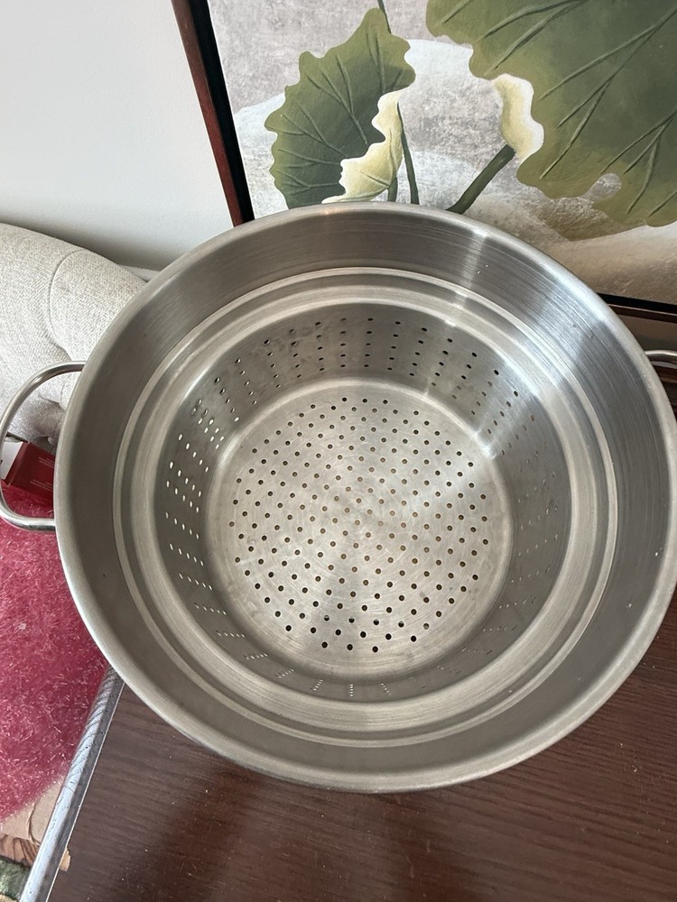 Scanpan Stainless Steel Multi Pot Perforated Insert ONLY Pasta Strainer