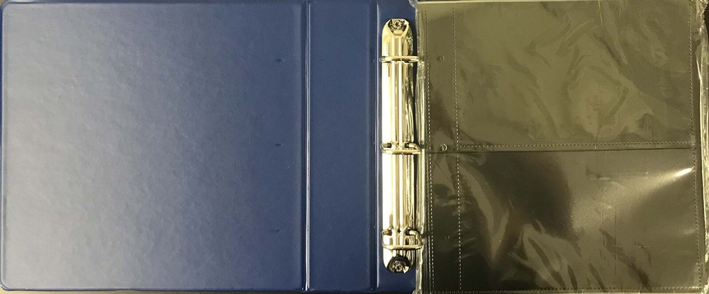 Supersafe Album For 128 FDC Size #6 First Day Cover Binder Blue Quality Pages