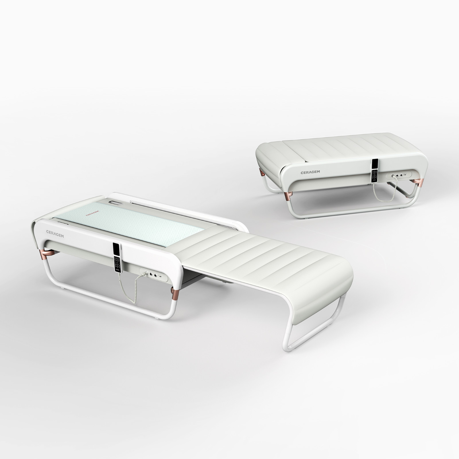 Ceragem Master V4 Thermal Massage Bed (White)  with 1 Years Warranty - Open Box
