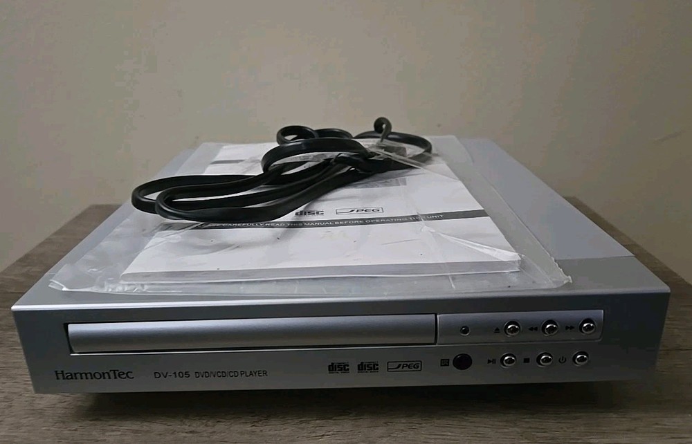 HarmonTec DV-105 Progressive Scan DVD/VCD/CD Player No Remote