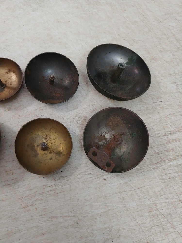 7 ASSORTED CLOCK STRIKE BELLS