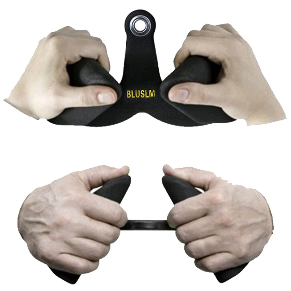 LAT Pull Down Bar for Cable Machine Pulldown T Bar V Bar Cable Attachments BL02