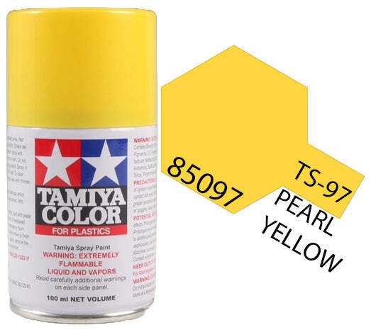Tamiya 85097 TS-97 Pearl Yellow Lacquer Spray Paint 100ml TAM85097 - US