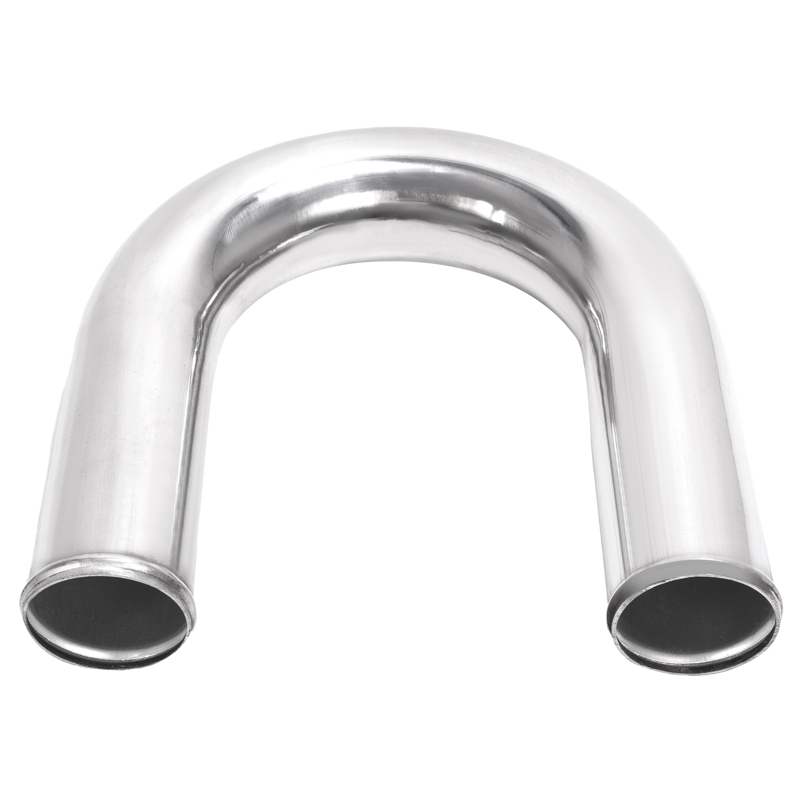 2.5 Inch 64mm Aluminum Universal Intercooler Turbo Piping Pipe Kit+Blk Red Hose