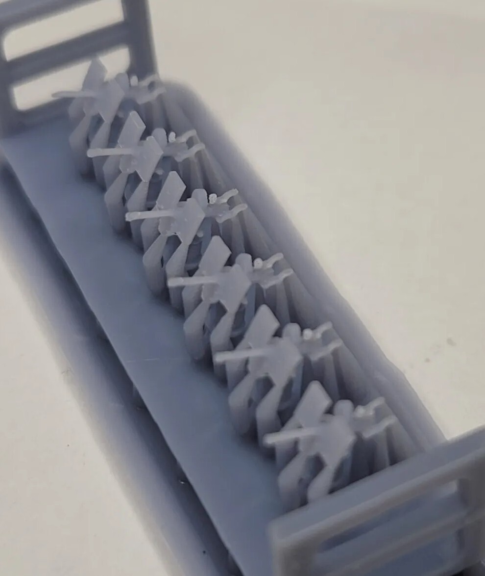 1/350 3D Printed 20mm Oerlikon AA Guns (Early) X 12 For WW2 Model Warships