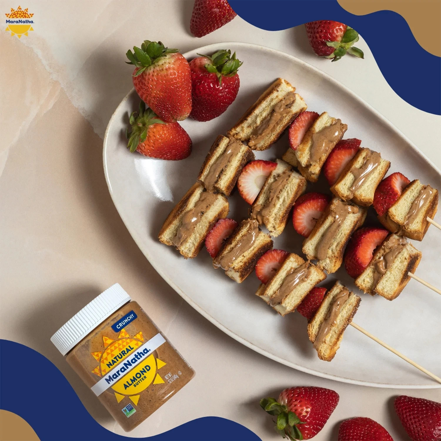 MaraNatha Natural No Sugar No Salt Crunchy Almond Butter, 12 oz