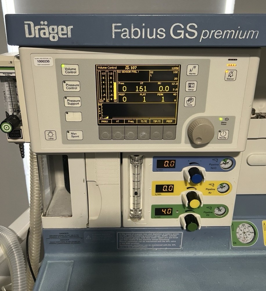 Drager Fabius GS Premium Machine