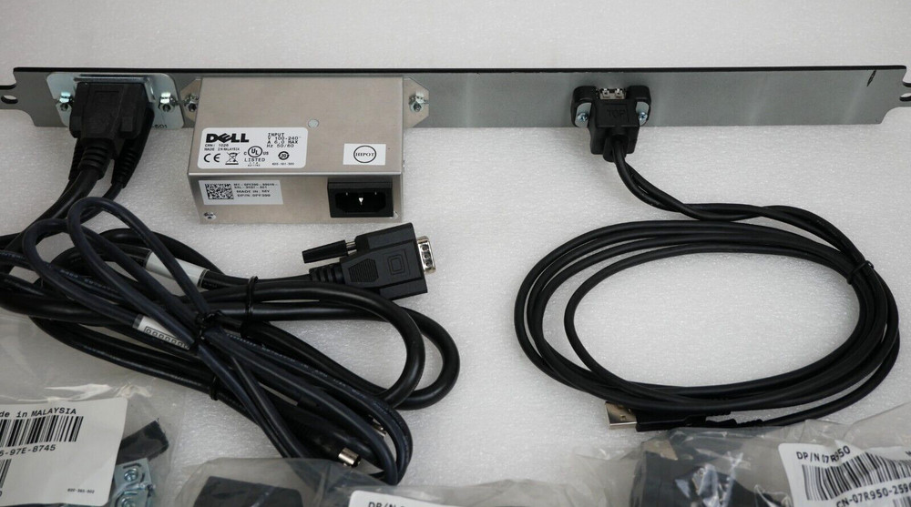 Dell 0PF390 PF390 PS/2 KVM USB Front Access Panel Assembly Kit *OPEN BOX*
