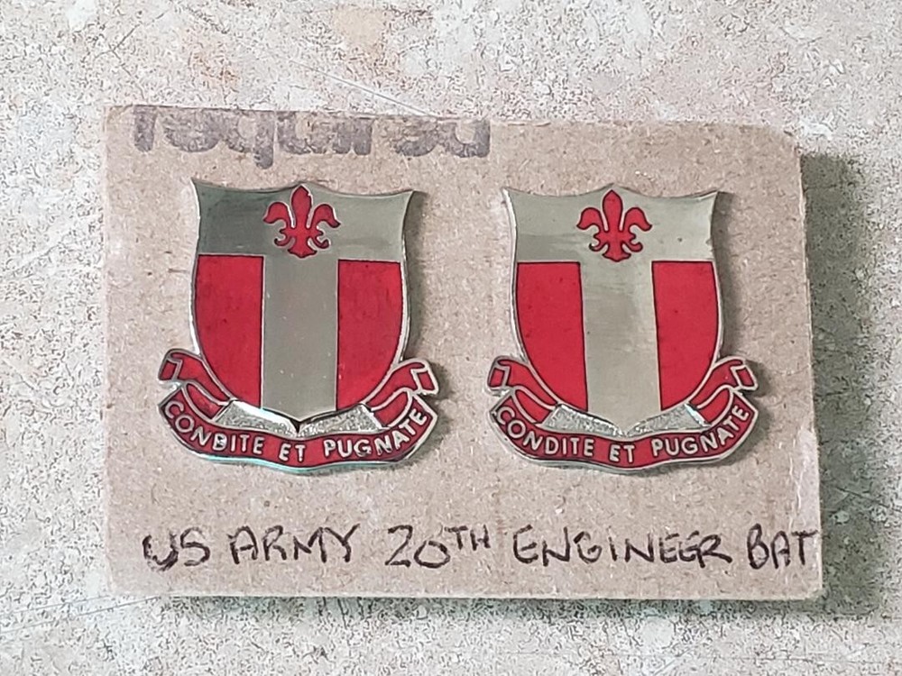 20th Engineer Battalion Crest DUI (Pair)