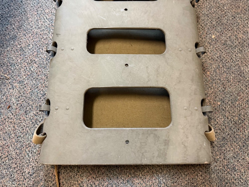 ORIGINAL WWII US ARMY M1944 EQUIPMENT AMMO CARRY PACK BOARD BACKPACK-DATED 1945