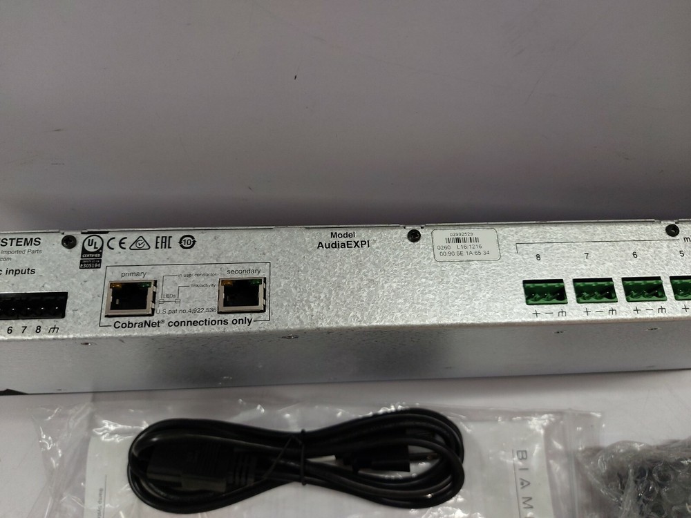 BIAMP AudiaEXPI Input & Output Expanders