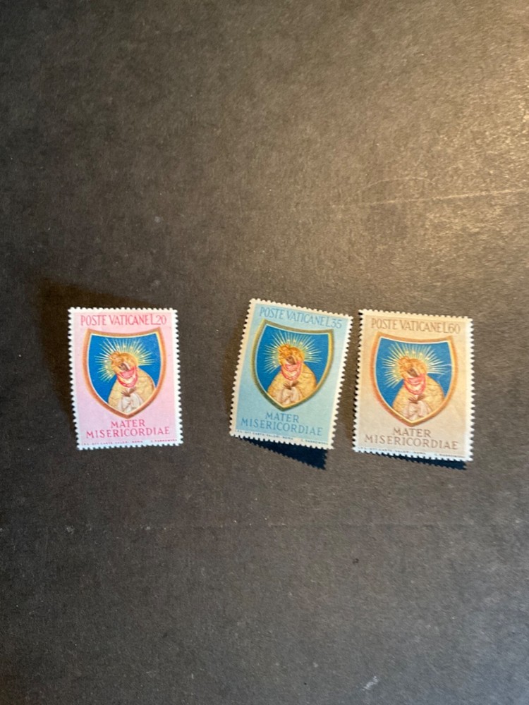 Vatican Scott #189-91 hinged