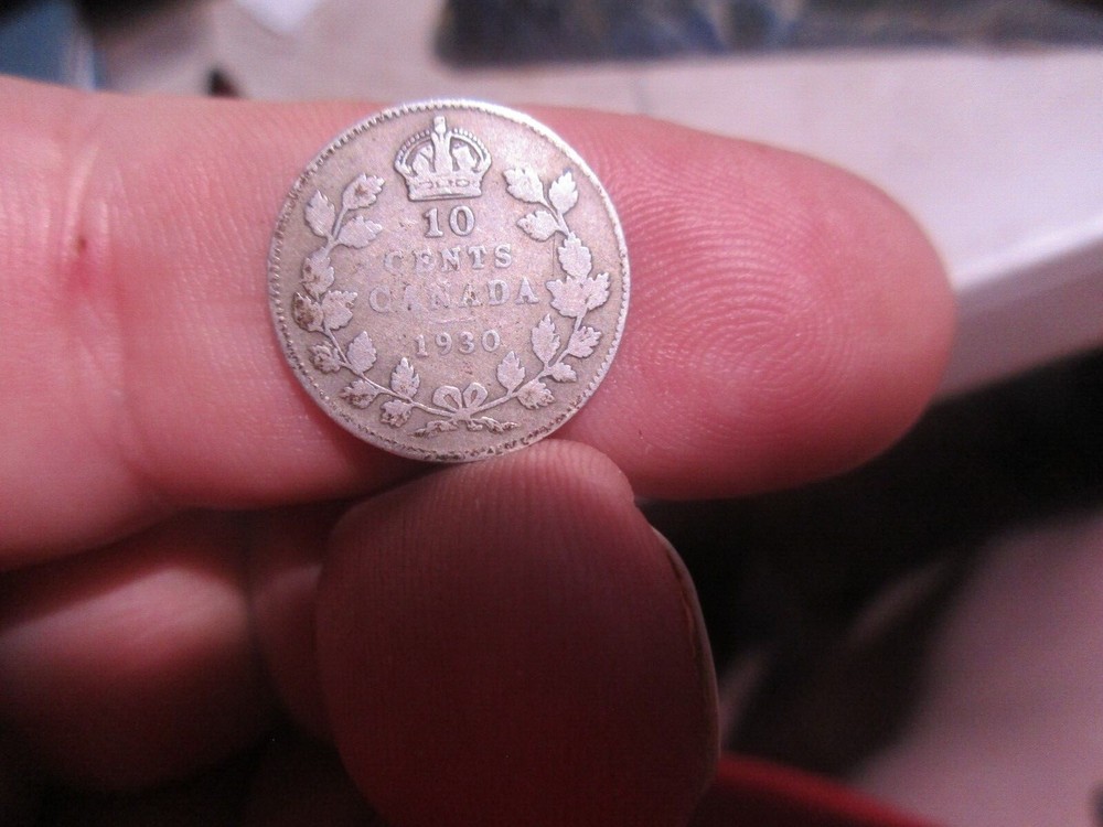 Canada - 1930 Silver 10 Cents - George V