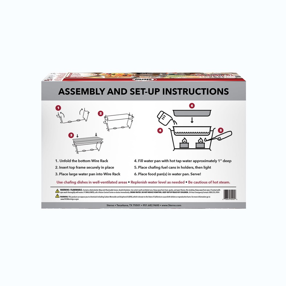 Sterno 10pc Buffet Kit - Full Size