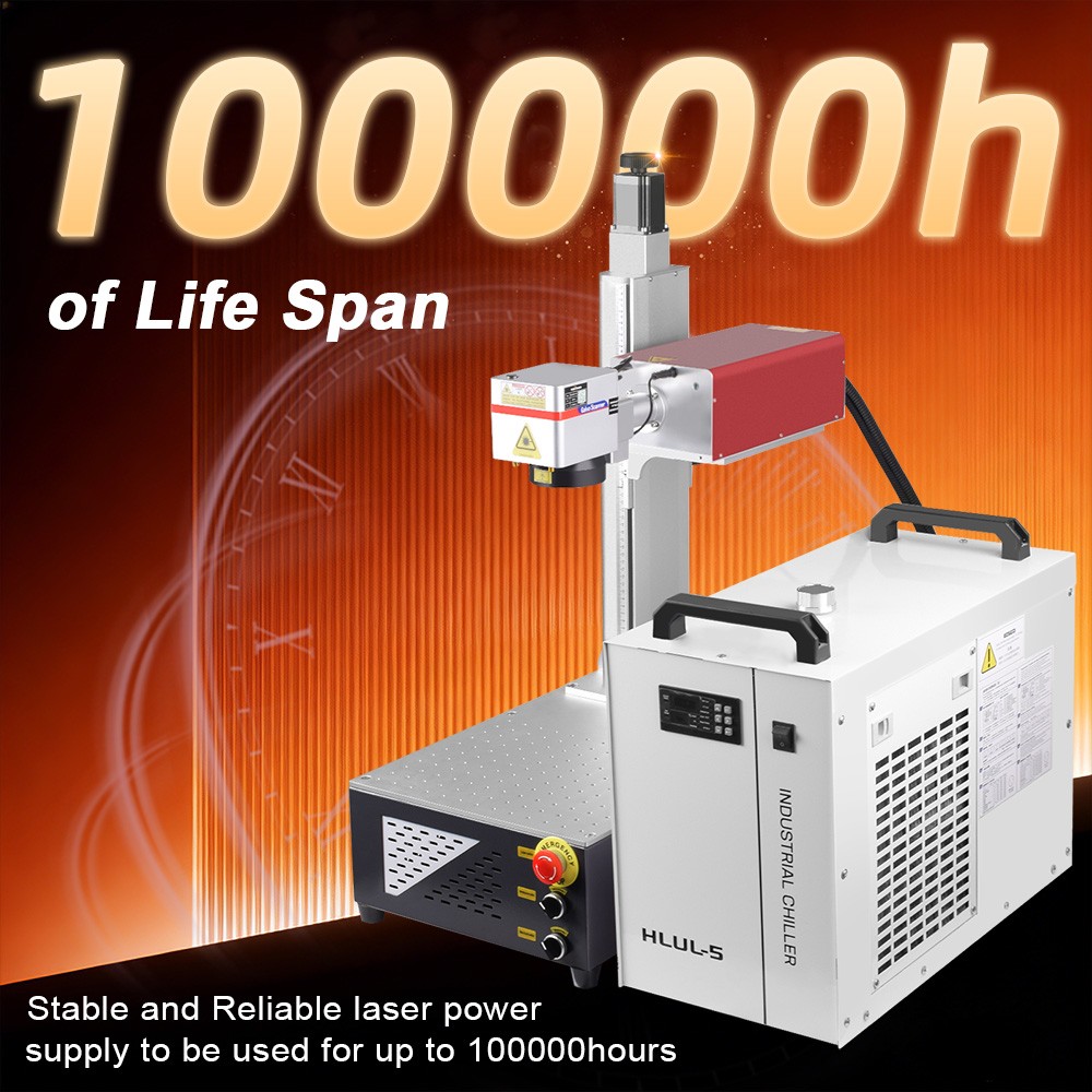 10W UV Laser Marking Machine 3D Crystal Laser Inside Engraving Motorized70&200mm