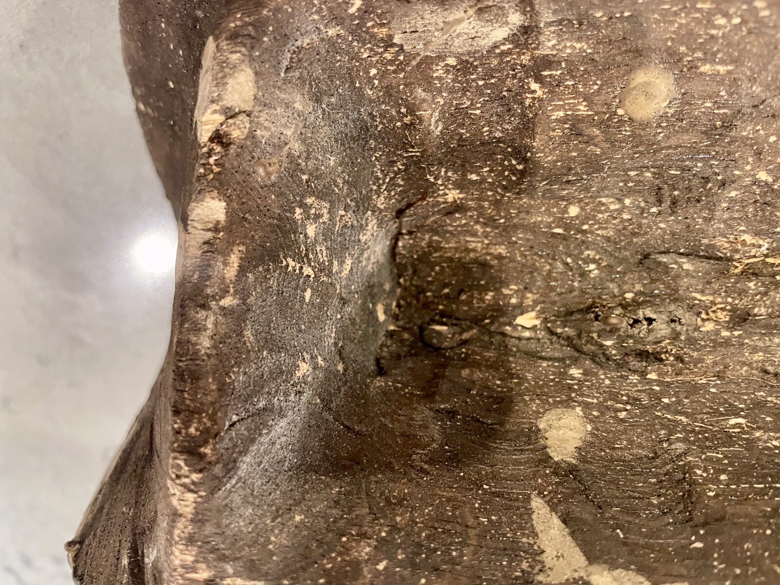 Antique MEXICAN Michoacan FOLK ART Vintage Man FACE WOOD DANCE Festival mask