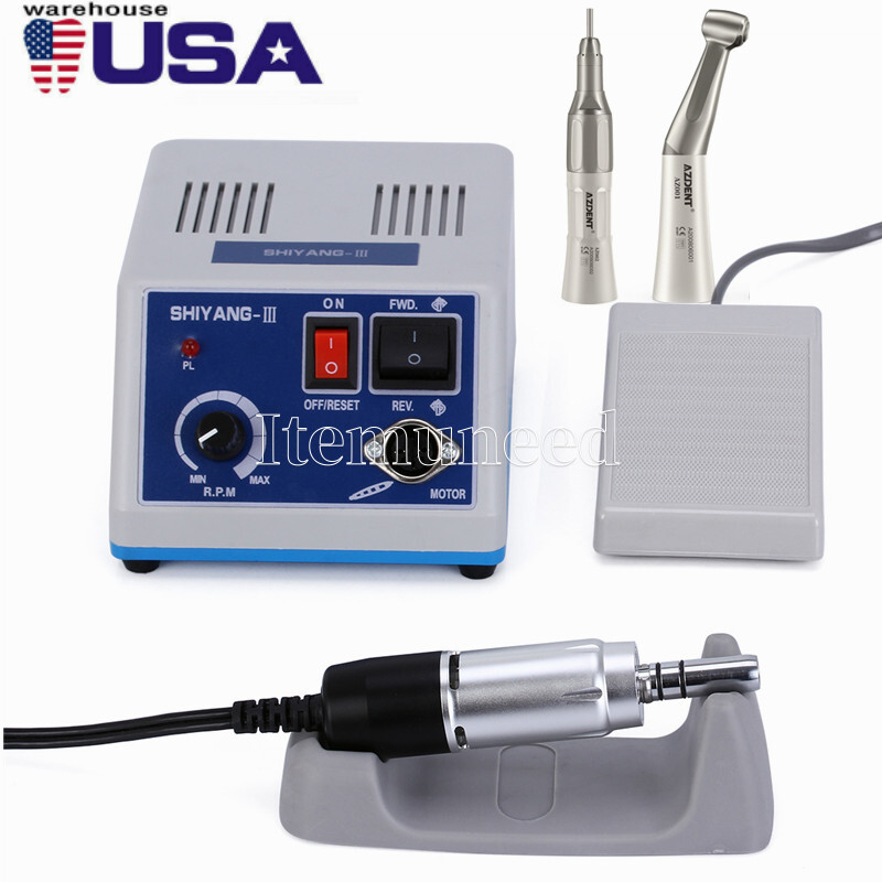 Dental Lab Marathon Electric Micromotor Contra Angle/Straight Handpiece Polisher