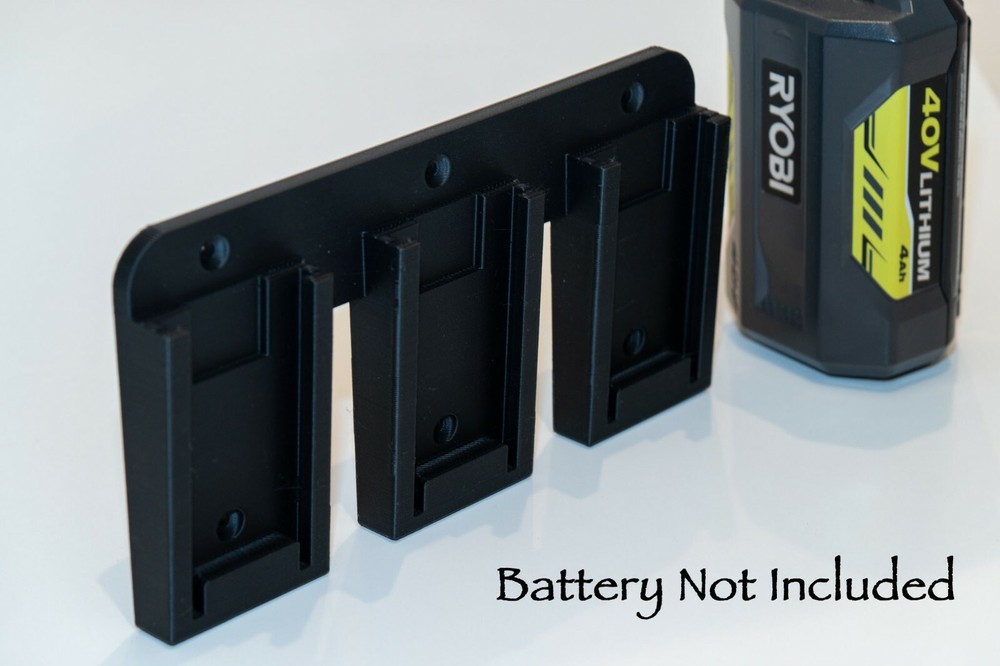 Ryobi 40v Battery wall mount / holder - Original design
