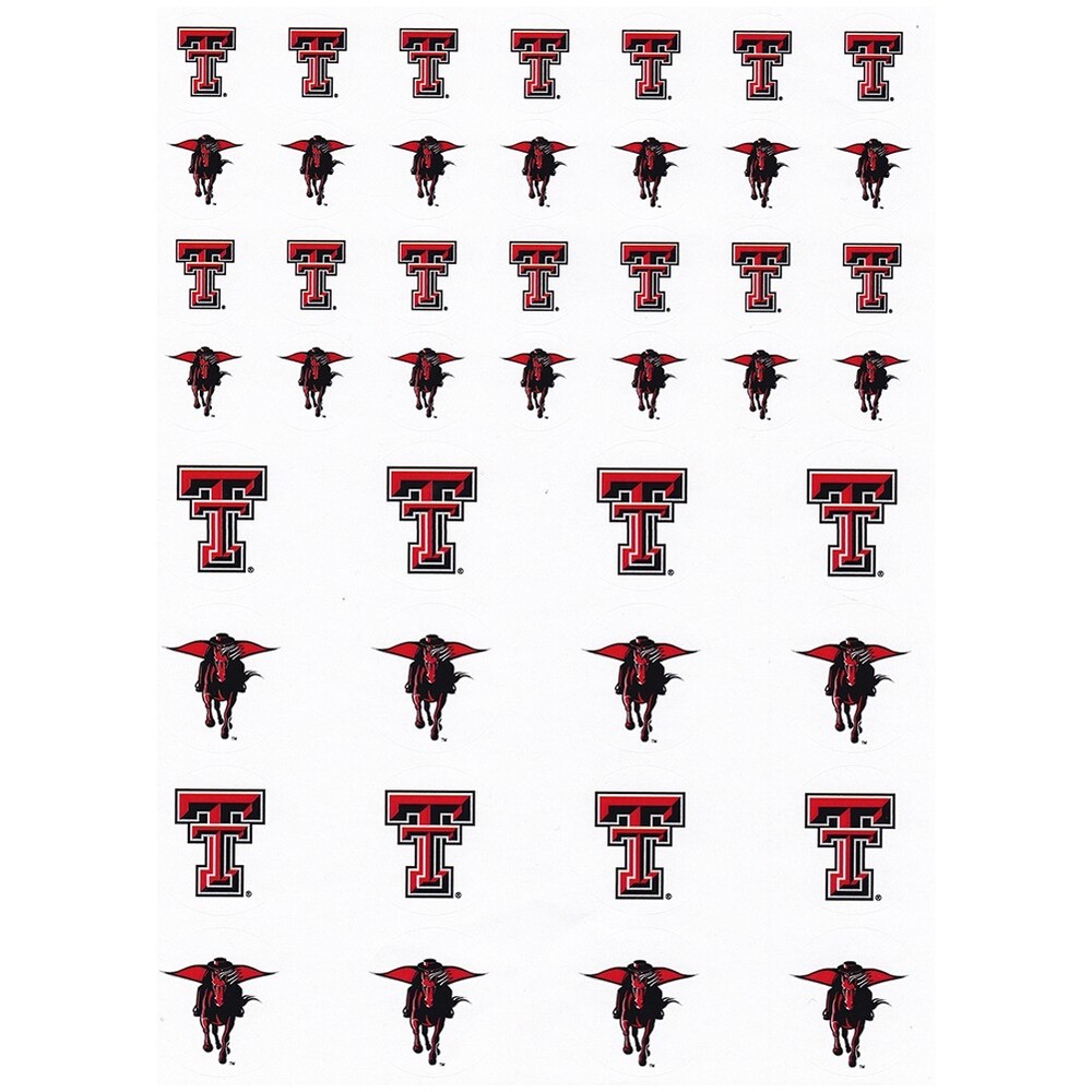 Texas Tech Red Raiders Small Sticker Sheet - 2 Sheets