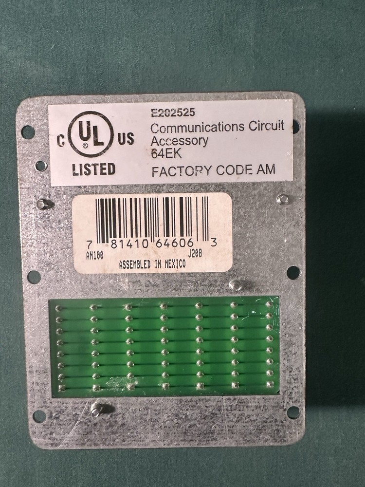 Honeywell AN100 Basic Distribution Panel–4-Line Phone & CATV Splitter. UNTESTED