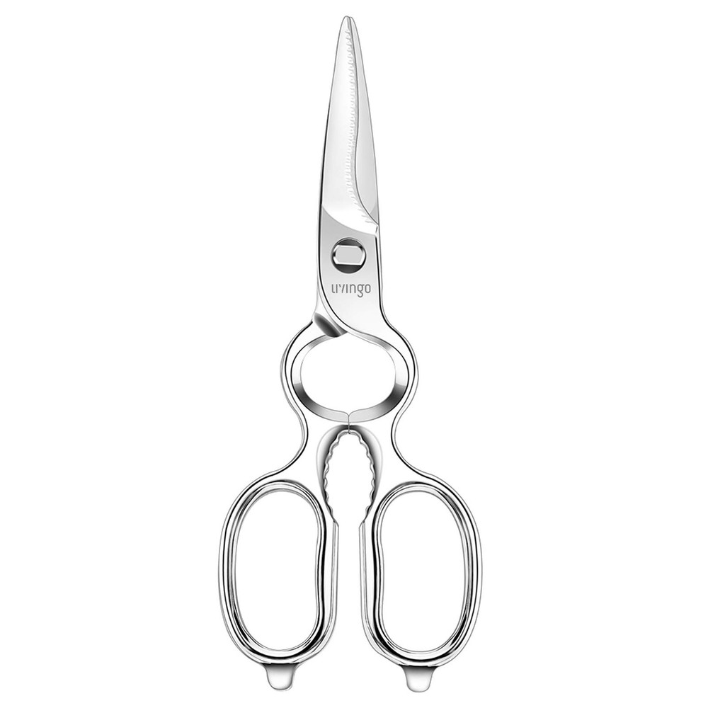 Kitchen Forged Shears Heavy Duty Come Apart Ultra Sharp Multi-function Stainl...