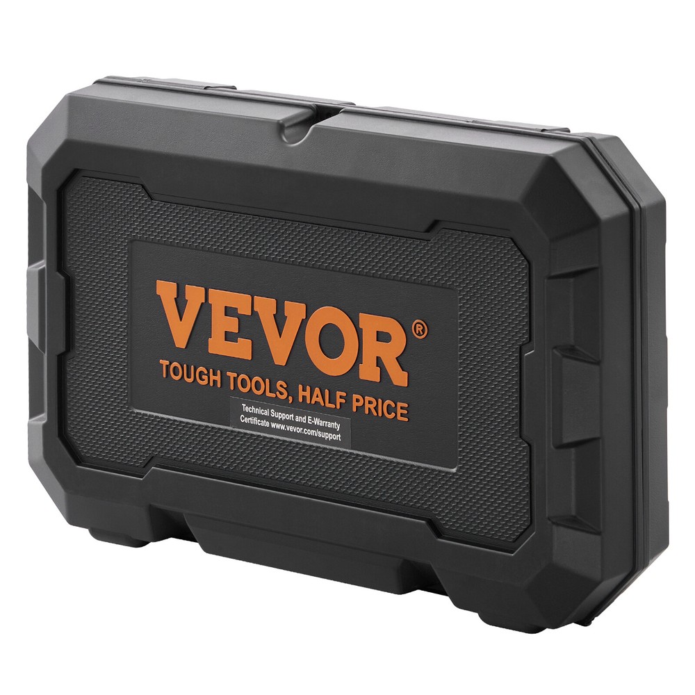 VEVOR Socket Set 1/4 Inch Drive Socket and Ratchet Set 6-Point 54 Pcs Tool Set
