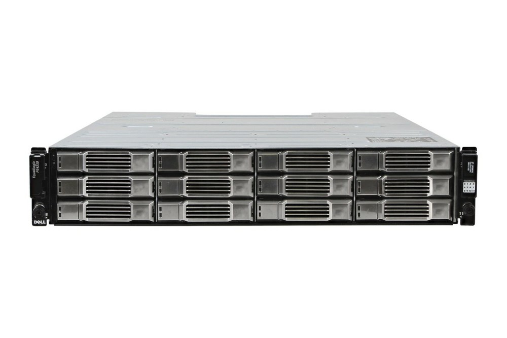 Dell EqualLogic PS4210E SAN Storage Array 12x 3.5" Bay + 2x Type 19 Controllers