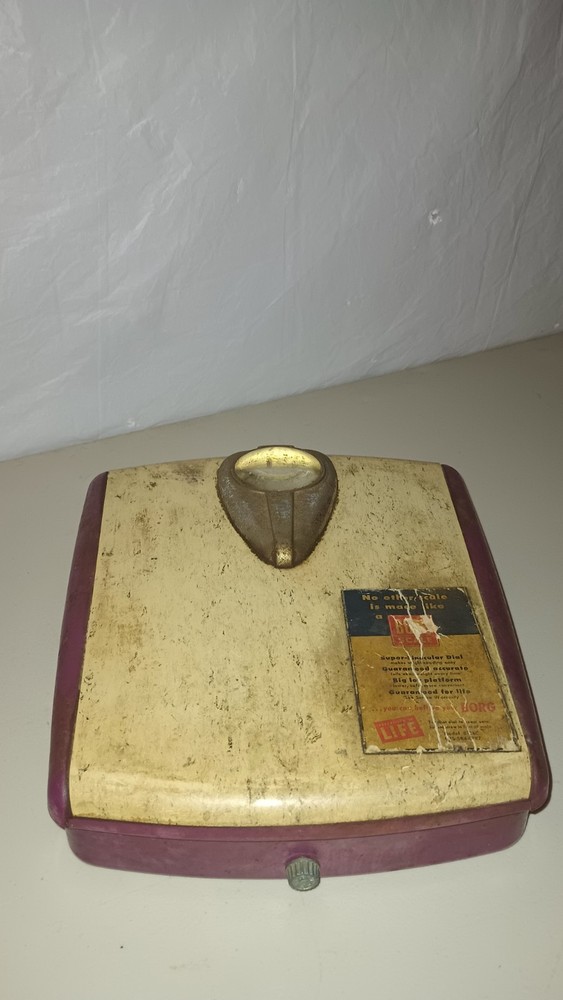 Vintage 1950's Borg Bathroom Scale