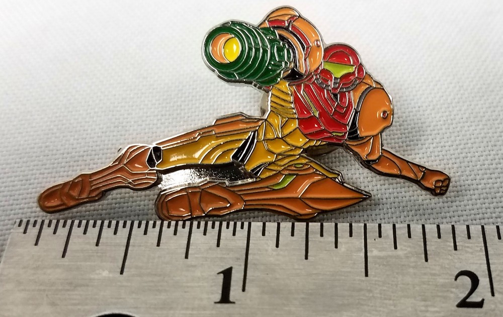 Samus Aran - Metroid Pin
