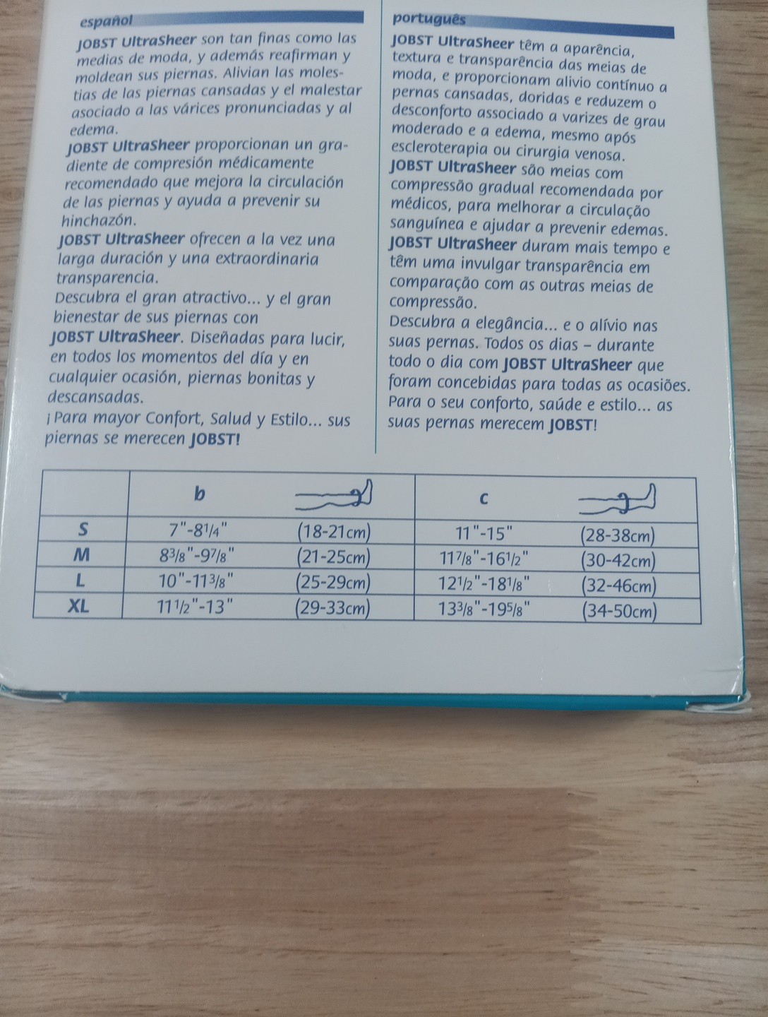 2 Pair Jobst Ultra Sheer Knee High Stockings Size Medium Sun Bronze New Open Box