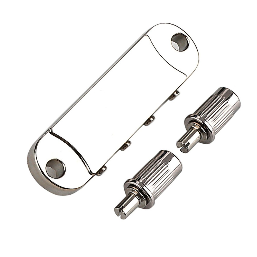 Roller Saddle Bridge Replacement Lightweight 4 String Guitar Bridge For HPGF