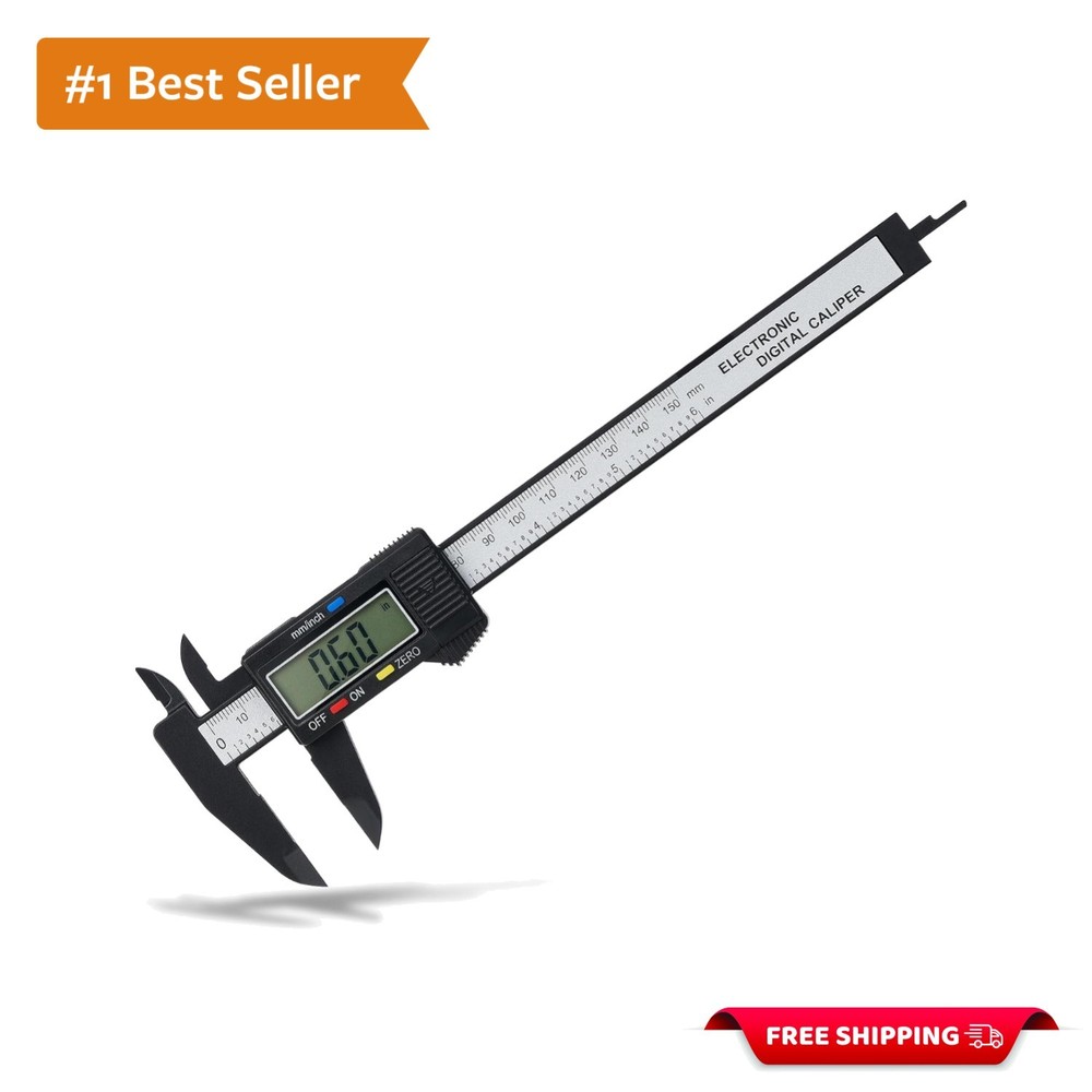 Durable Electronic Micrometer Caliper with Large LCD for Precise Measurements
