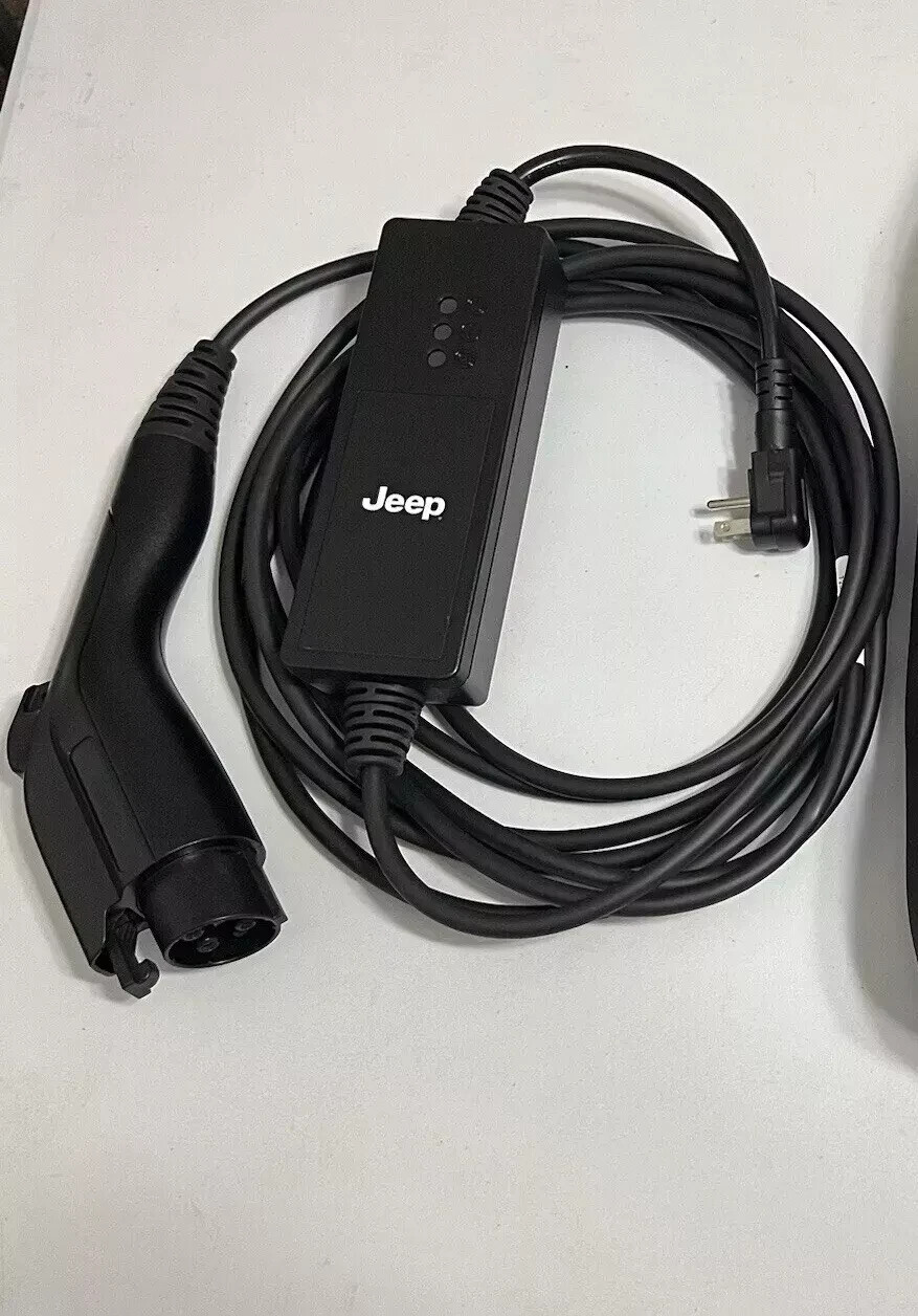 2023 Jeep EV Charger Wrangler Rubicon Willys 4XE Grand Cherokee charging  PHEV