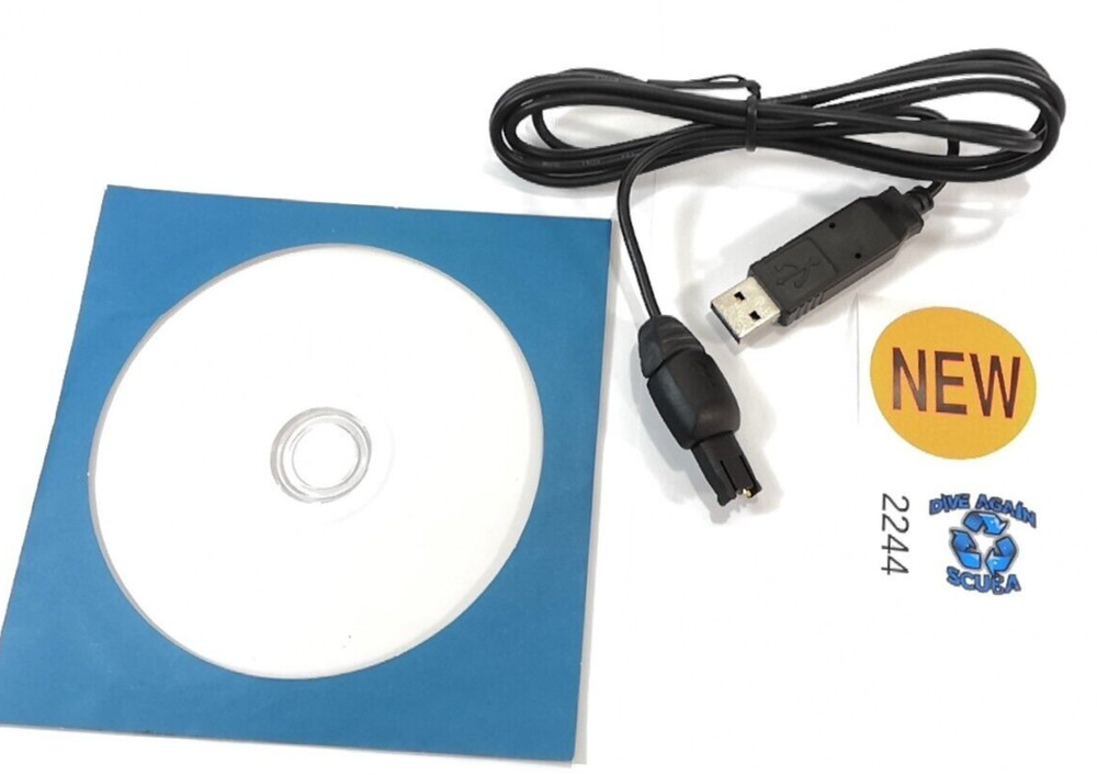 Oceanic Datamax Pro Plus Versa Pro Scuba Dive Computer Data Download Cable USB