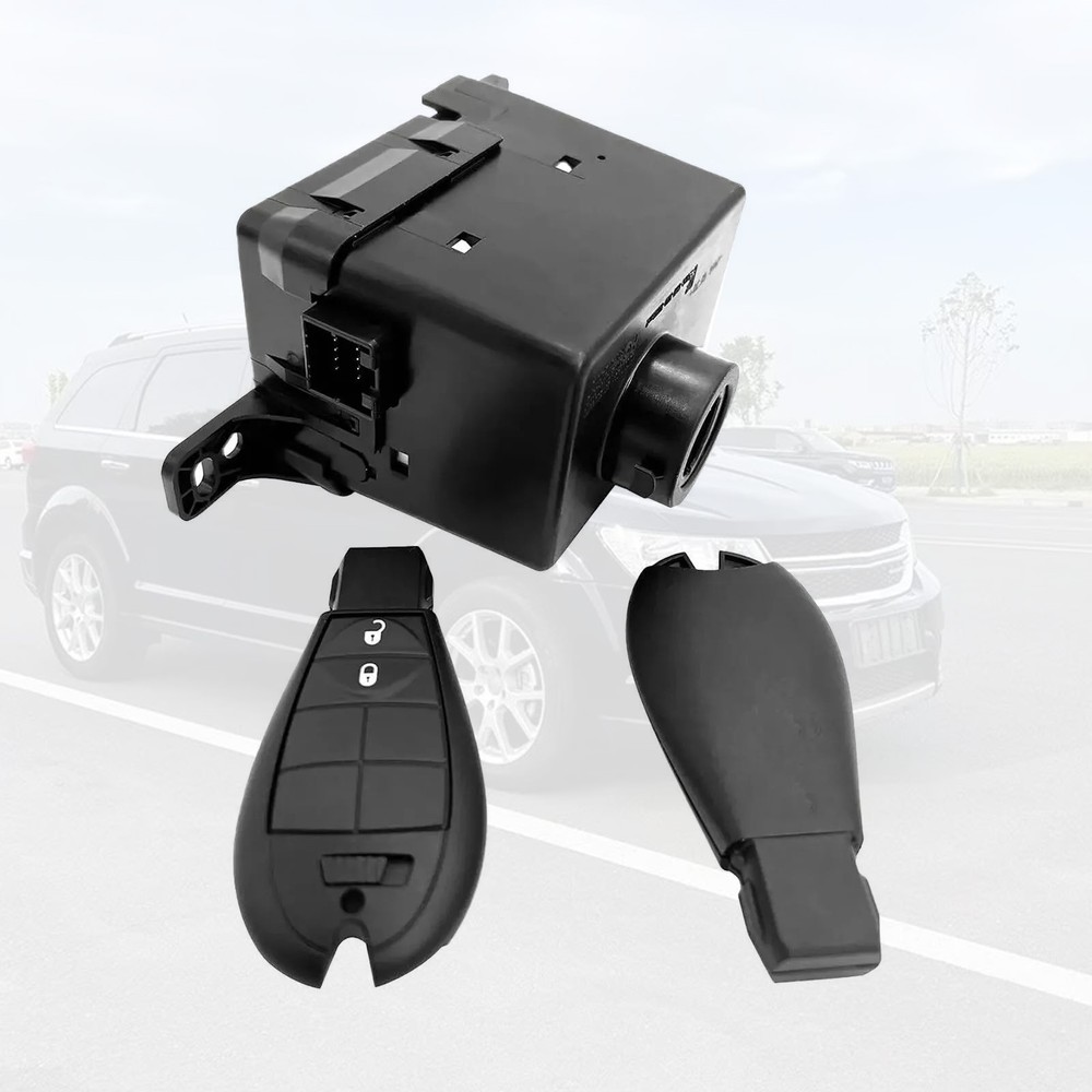 1x Ignition Switch Node Module & 2x Keys Replacement For Dodge Journey 08-10