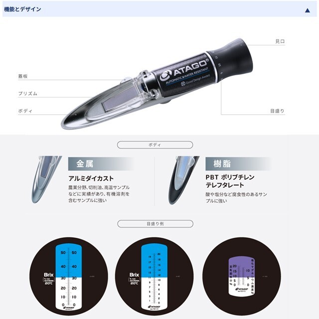 ATAGO - MASTER20Pα Hand Held Refractometer Automatic&Water Resistant Japan