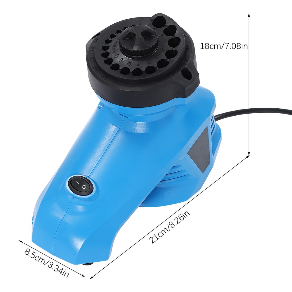 2pcs 3‑12mm Drill Bit Sharpener Grinder Electric Twist Drill Sharpener HighSpeed